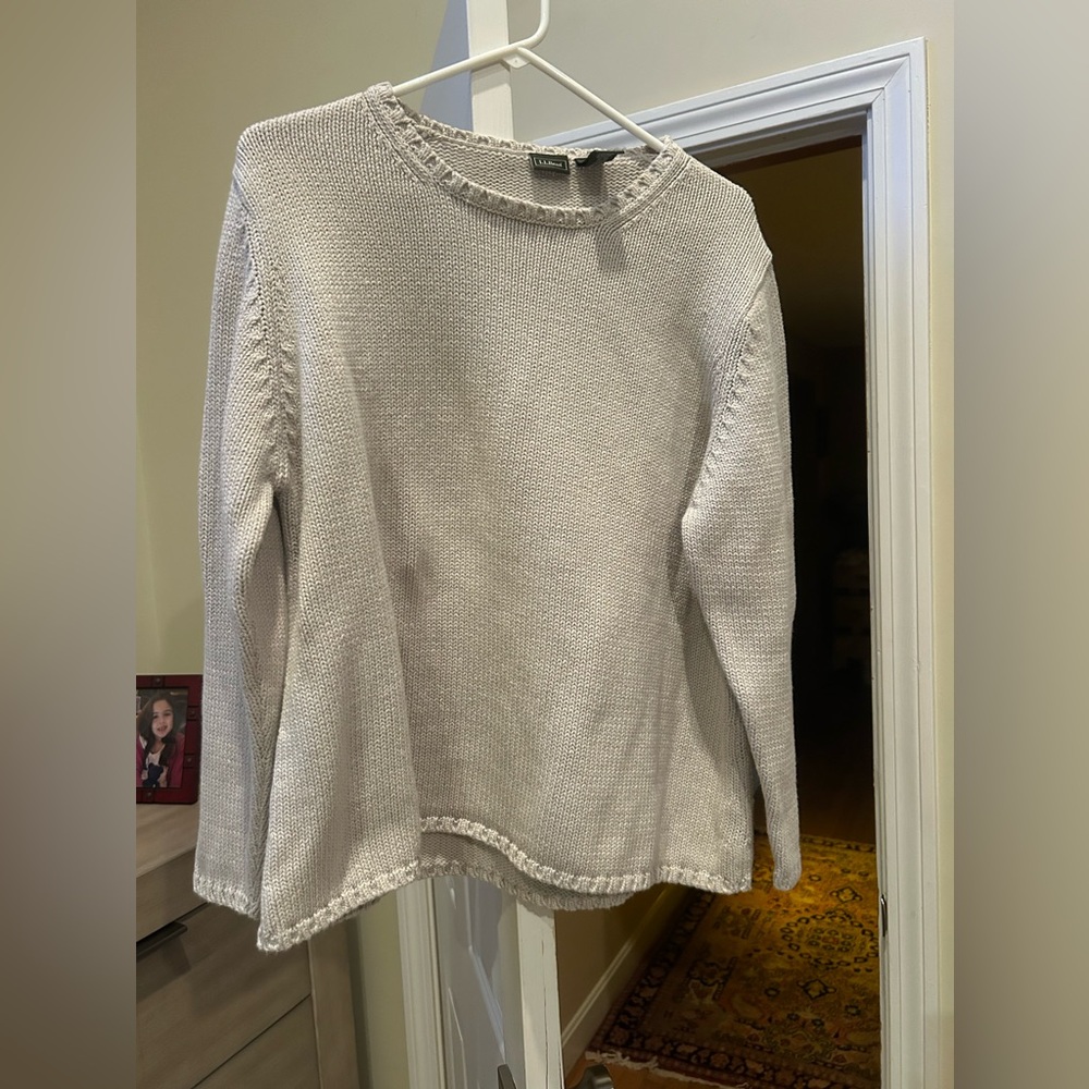 LL Bean 100% cotton sweater